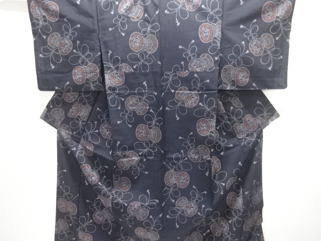 JAPANESE KIMONO / NISHIJIN DENSHO TSUMUGI / ENSEMBLE / WOVEN DRUM